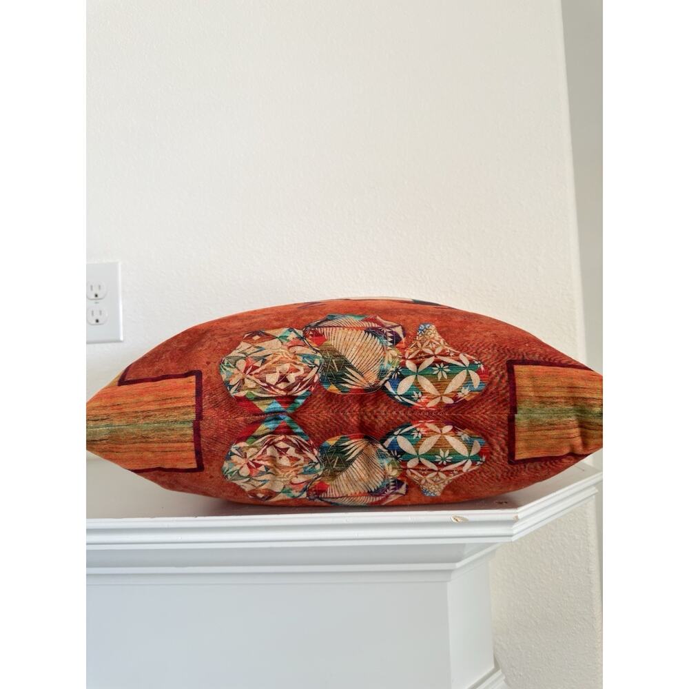 Southwestern Kokopelli Square Throw Pillow 16x16 Soft Fabric Double-Sided 16” - Picture 6 of 10